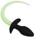 Plug Queue de chien phosphorescente Luminous Puppy 8 x 3.2cm Vert Fluo
