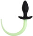 Plug Queue de chien phosphorescente Luminous Puppy 8 x 3.2cm Vert Fluo