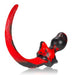 Plug Queue de chien Pug Rouge 8.5 x 4.4 cm