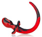 Plug Queue de chien Pug Rouge 8.5 x 4.4 cm