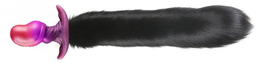 Plug queue de renard Beanyx 9 x 5cm queue 43cm noire