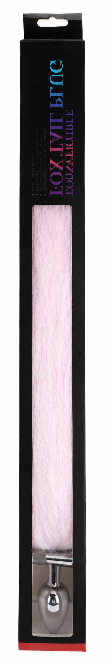 Plug queue de renard convertible bijou Foxy roxy 5.5 x 2.7cm queue 39cm noir