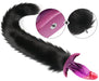 Plug queue de renard Purplelien 10 x 4.2cm queue 41 cm noir