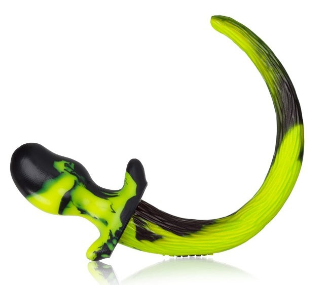 Plug Queue Puppy Tail Bulldog Jaune11.5 x 6cm
