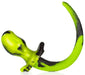 Plug Queue Puppy Tail Bulldog Jaune11.5 x 6cm