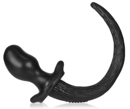 Plug Queue Puppy Tail Bulldog Noir 11.5 x 6cm