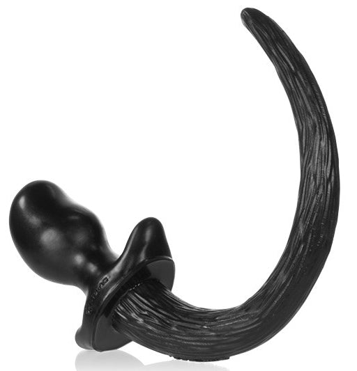 Plug Queue Puppy Tail Bulldog Noir 11.5 x 6cm