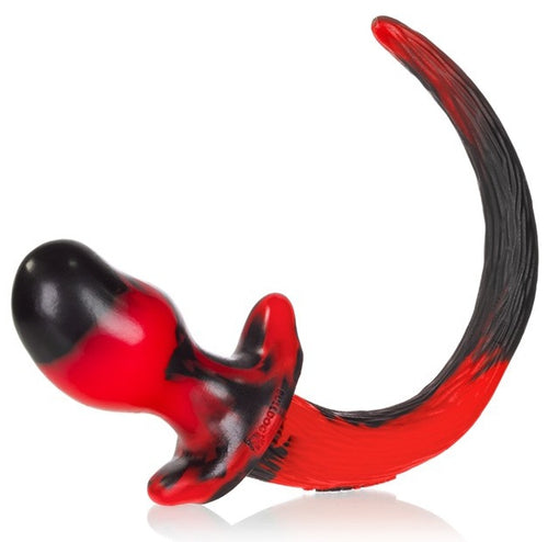 Plug Queue Puppy Tail Bulldog Rouge 11.5 x 6cm