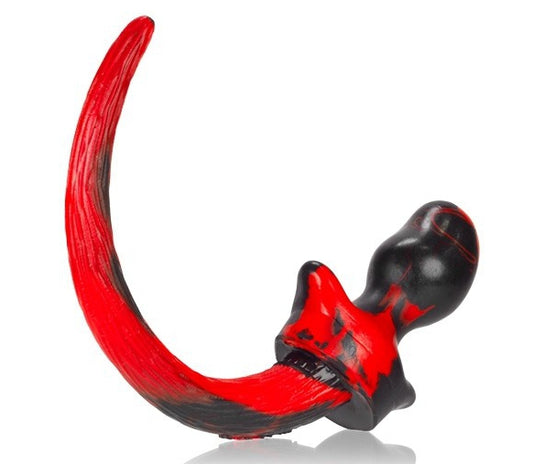 Plug Queue Puppy Tail Bulldog Rouge 11.5 x 6cm