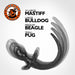 Plug Queue Puppy Tail Bulldog Rouge 11.5 x 6cm