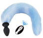 Plug Queue vibrant Fox Tail Vibe 6.5 x 3.2cm Queue 40cm Bleue