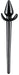 Plug Queue Zoo Tail L 10 x 5 cm - Queue 27 cm Noire