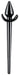 Plug Queue Zoo Tail S 6 x 2.5 cm - Queue de 16 cm Noire