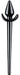 Plug Queue ZooTail M 8 x 4 cm - Queue 22 cm Noire