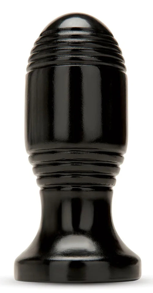Plug Ribbed Plug 10.5 x 5 cm Noir