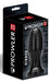 Plug Ribbed Plug 10.5 x 5 cm Noir
