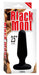 Plug Silicone Black Mont 6.5 x 2.2 cm