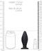 Plug silicone Edgy 11 x 4.5cm