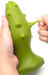 Plug silicone Monster Spike L 14 x 5.5cm Vert