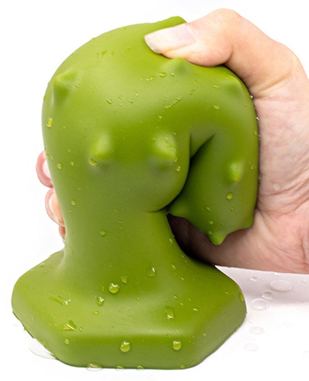 Plug silicone Monster Spike M 12 x 4.5cm Vert