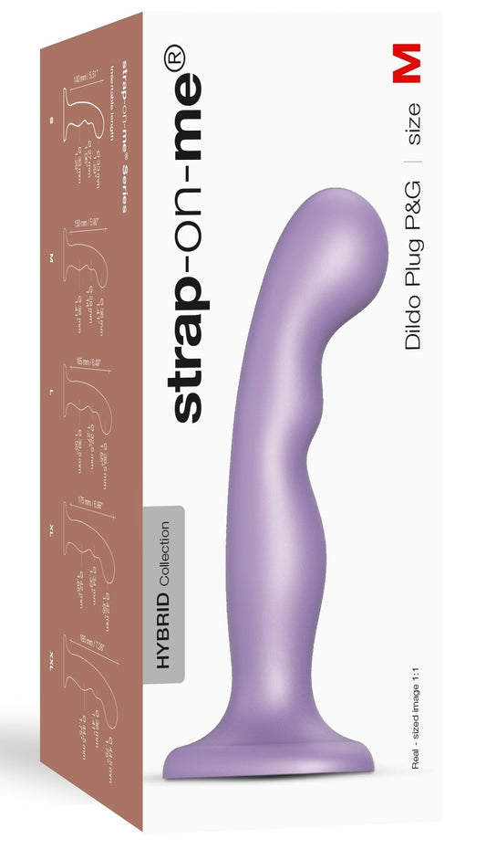 Plug Silicone P&G Strap-On-Me M 15 x 3.6cm Violet
