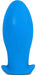 Plug silicone Saurus Egg L 14 x 6.3cm Bleu