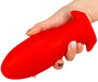 Plug Silicone SAURUS EGG L 14 x 6.3cm Rouge