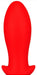 Plug Silicone SAURUS EGG L 14 x 6.3cm Rouge