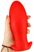 Plug Silicone SAURUS EGG L 14 x 6.3cm Rouge