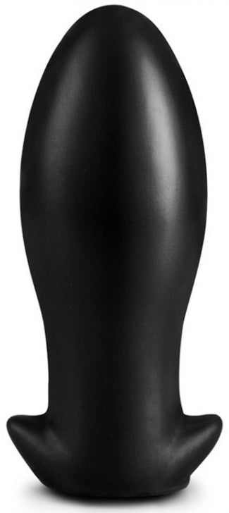Plug Silicone Saurus Egg M 12 x 5.3cm Noir