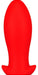 Plug Silicone Saurus Egg M 12 x 5.3cm Rouge