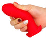 Plug Silicone Saurus Egg M 12 x 5.3cm Rouge
