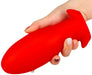 Plug silicone Saurus Egg S 10 x 4.5cm Rouge