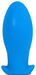 Plug silicone Saurus Egg XL 16.5 x 7.3cm Bleu