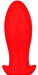 Plug silicone Saurus Egg XL 16.5 x 7.3cm Rouge
