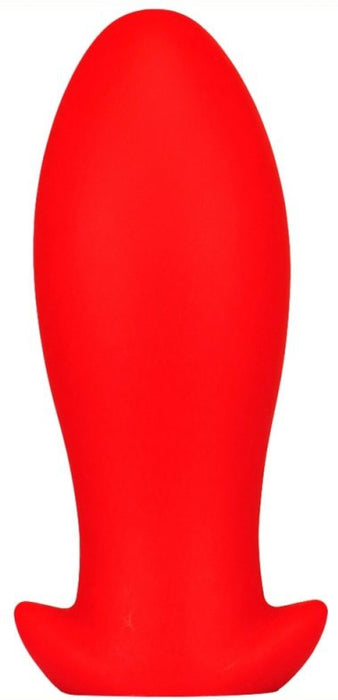 Plug silicone Saurus Egg XXL 18.5 x 8.3cm Rouge