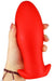 Plug silicone Saurus Egg XXL 18.5 x 8.3cm Rouge