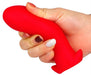 Plug silicone Saurus Egg XXL 18.5 x 8.3cm Rouge