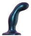 Plug Silicone Snaky Strap-On-Me M 14 x 3.8cm Bleu