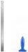 Plug Slim S I Love Butt 8.5 x 3 cm Bleu
