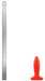 Plug Slim S I Love Butt 8.5 x 3 cm Rouge