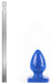 Plug Spade M I Love Butt 11 x 6.7 cm Bleu