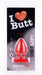 Plug Spade S I Love Butt 9 x 5.3 cm Rouge