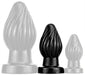 Plug Spiral M 9 x 4.5cm Noir