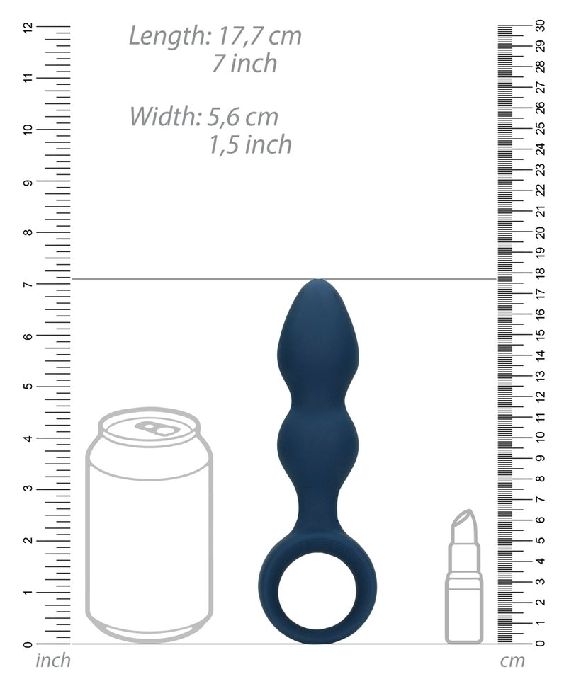 Plug TEARDROP BALTIC L 12 x 4cm Bleu