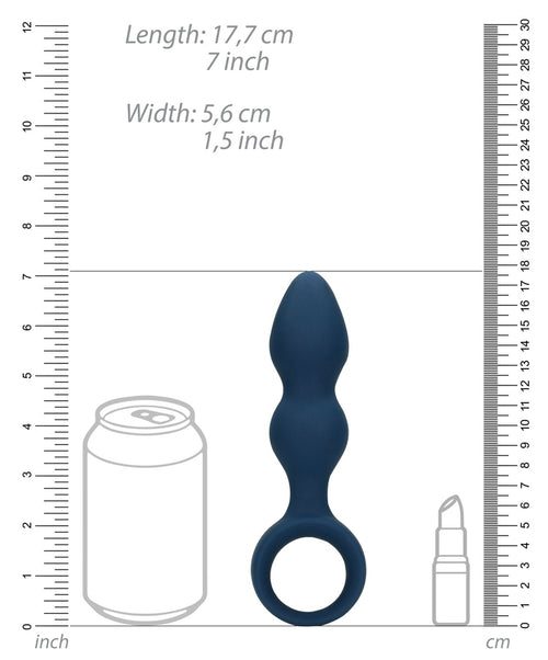 Plug TEARDROP BALTIC L 12 x 4cm Bleu