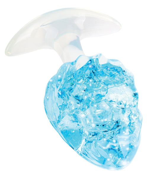 Plug transparent Crystalbutt L 9 x 4.5 cm