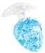 Plug transparent Crystalbutt L 9 x 4.5 cm