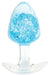Plug transparent Crystalbutt L 9 x 4.5 cm