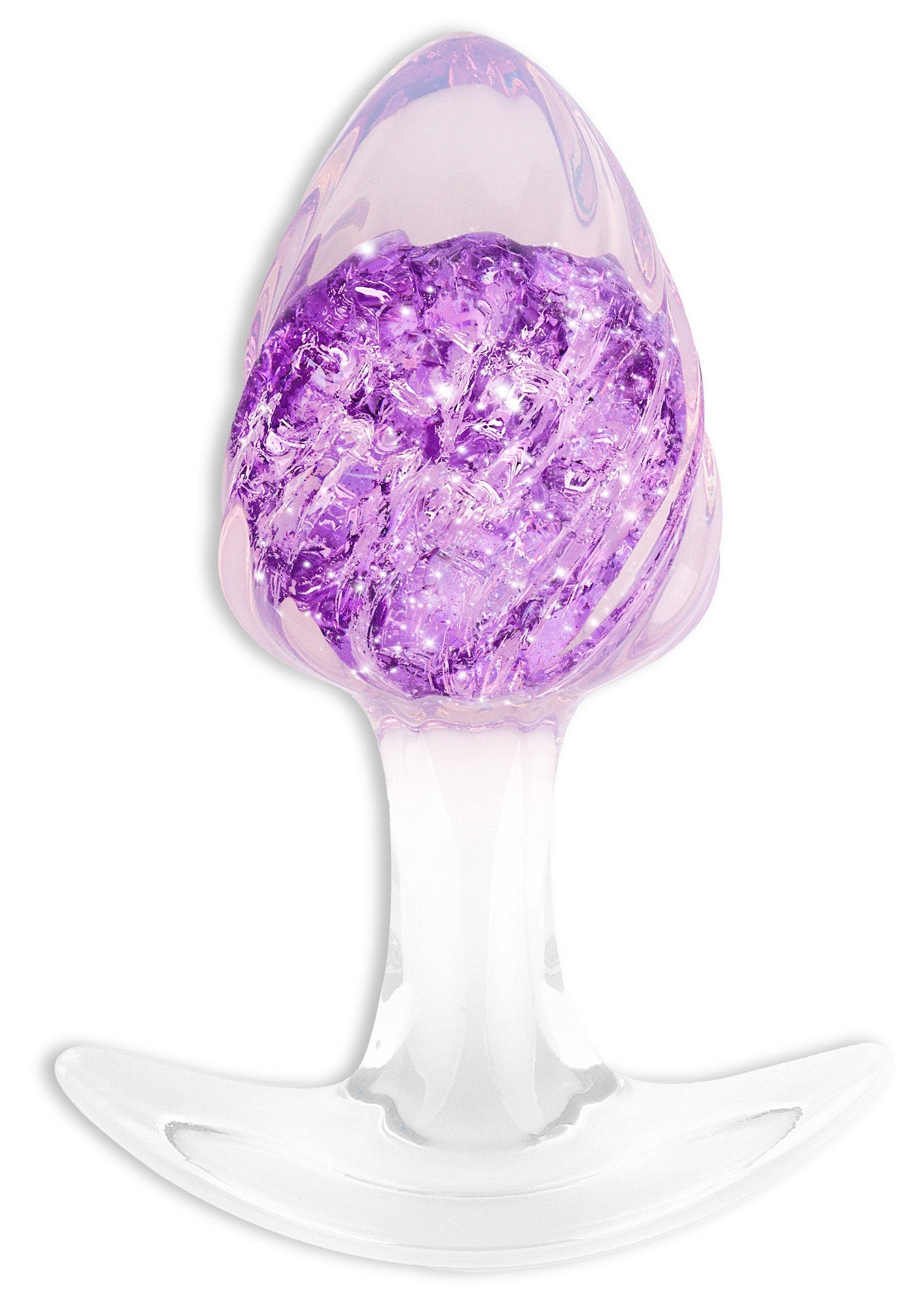 Plug transparent Crystalbutt M 8 x 3.7cm